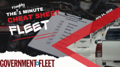 A cheat sheet thumbnail with images of a checklist and truck in flood.