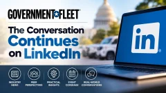 linkedin logo on a computer driving people towards LinkedIn for Government Fleet