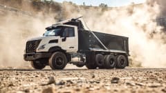 An image of the new Volvo VNX truck. 