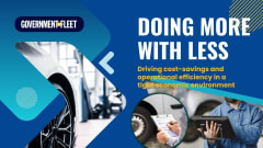 A graphic with vehicles and fleet managers. 