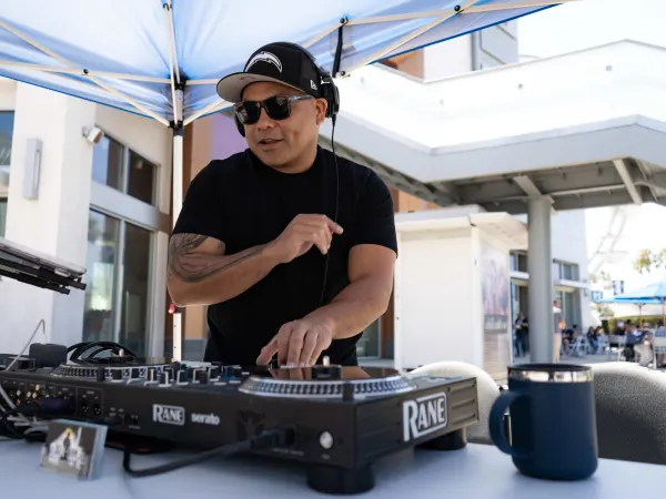 DJ at GFX ride and drive
