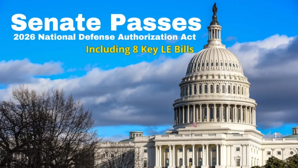 TS words, 9s characters  US Capitol building against cloudy blue sky with text about 2026 National Defense Authorization Act