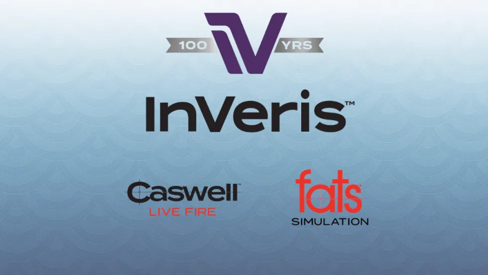 Blue graient background with logos for InVeris, Caldwell, and FATS.