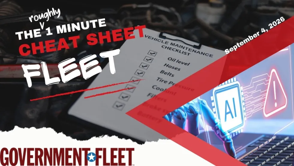A youtube graphic for the government fleet cheat sheet.
