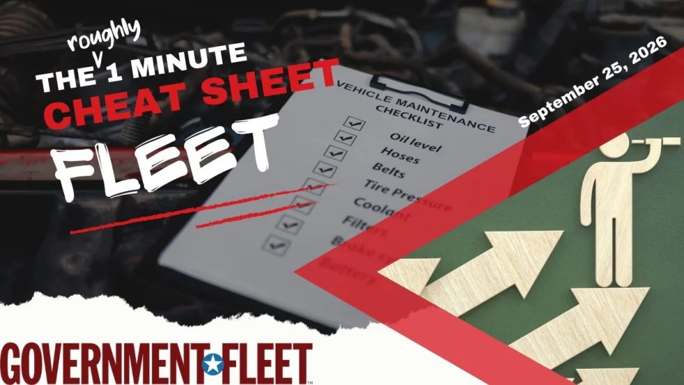 A cheat sheet thumbnail with images of a checklist and fleet image.