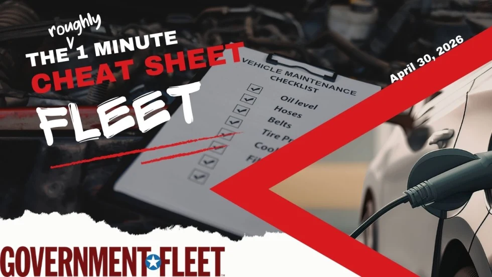 A cheat sheet thumbnail with images of a checklist and ev charger.