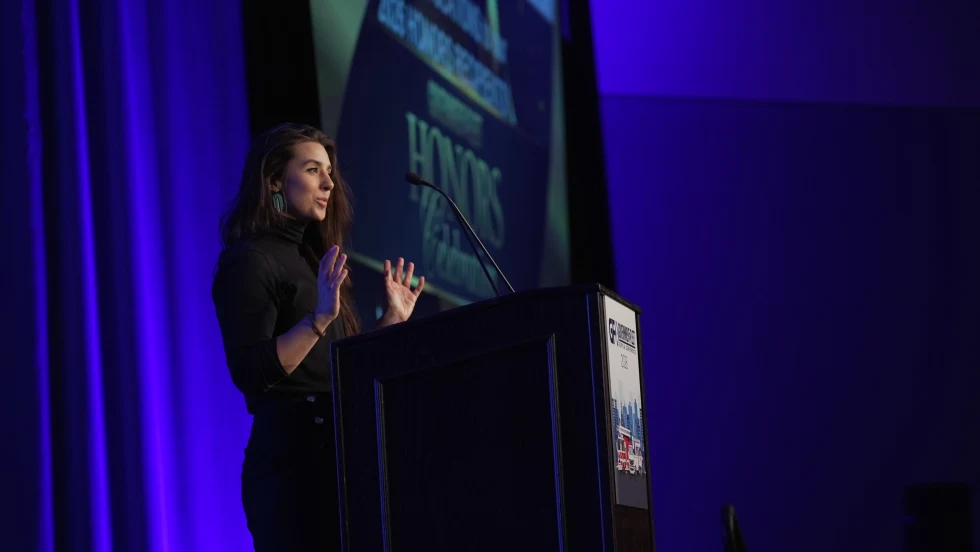 Nichole Osinski at GFX honors celebration