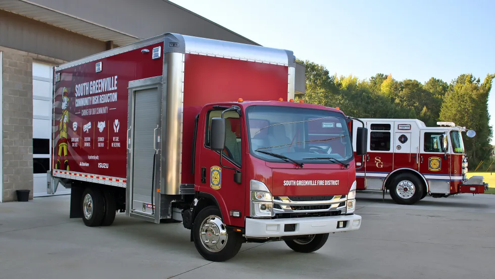 A photo of a fire truck.