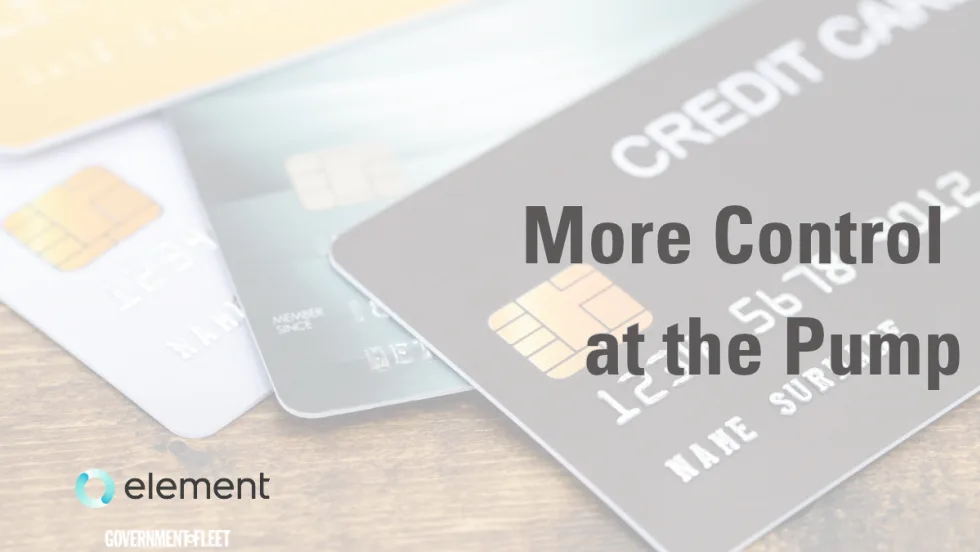 credit cards with text overlay More Control at the Pump