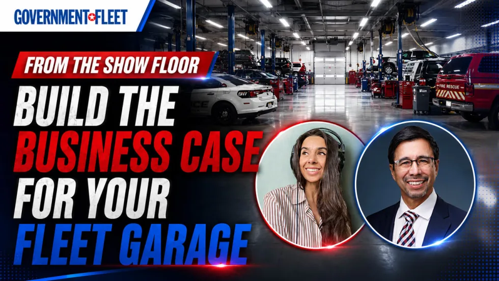 a youtube thumbnail showing two headshots and a garage. 