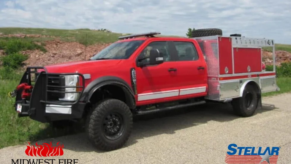a midwest fire brush truck