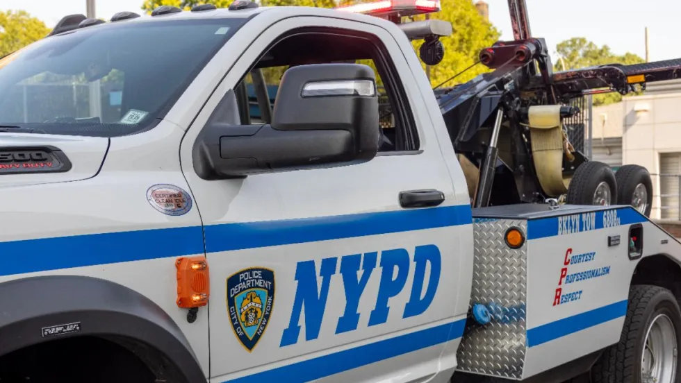 NYPD city vehicle