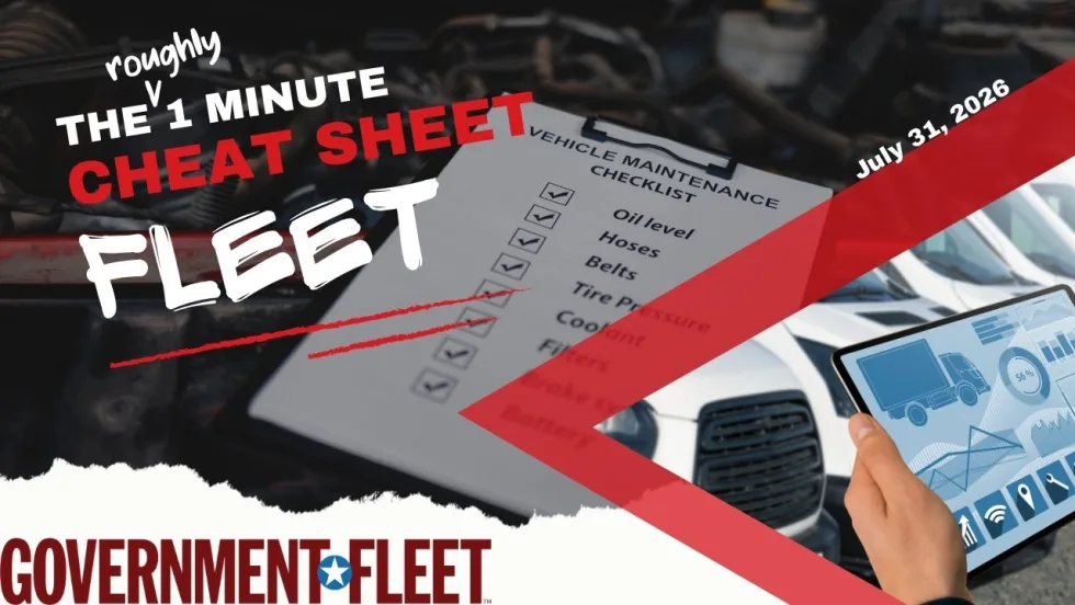 A youtube thumbnail of Government Fleet cheat sheet. 