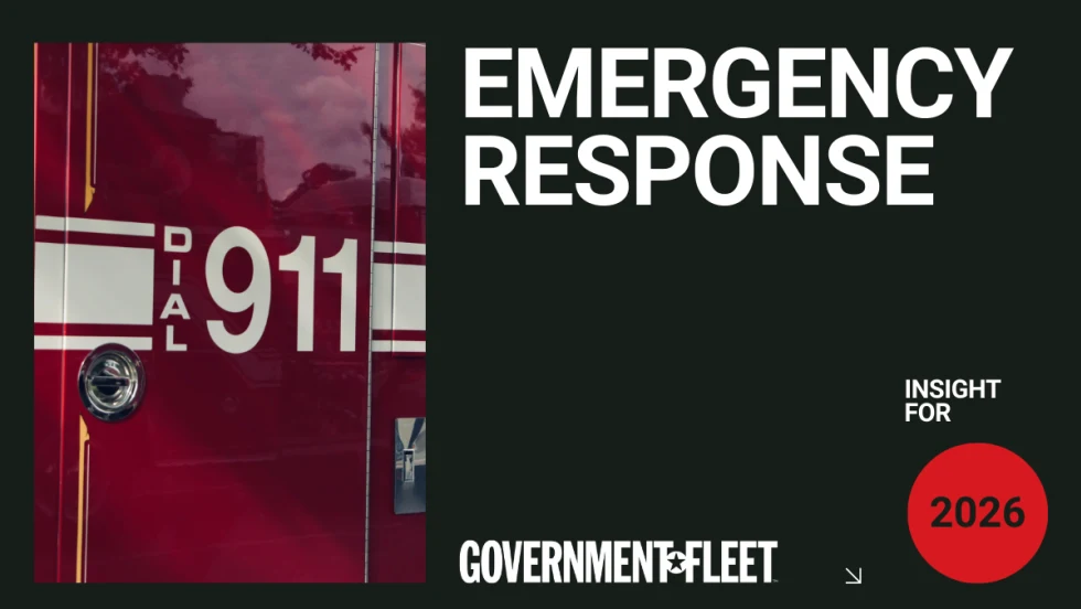 Emergency response with fire truck and 911 printed on side.