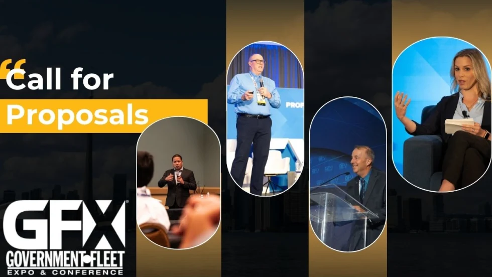 A GFX call for papers graphic with speakers. 