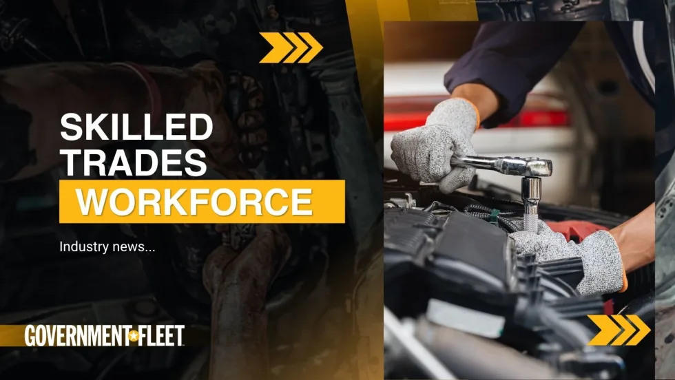 A graphic showing a mechanic and car engine. 