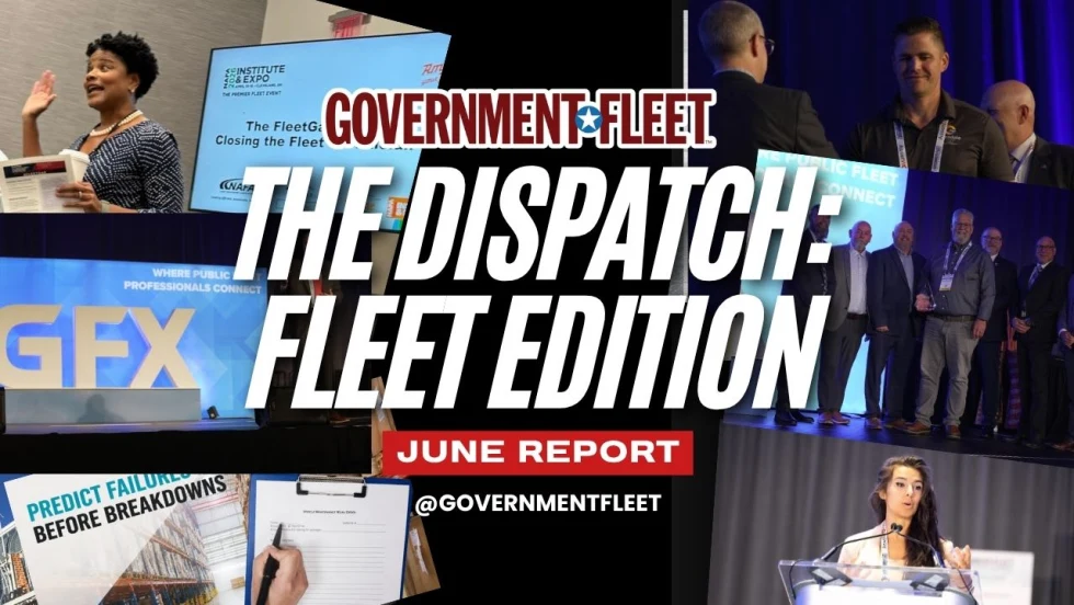A youtube graphic for the government fleet dispatch. 