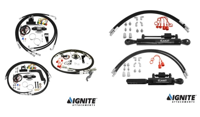 A picture of Ignite Attachment tractor kits.