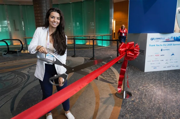 ribbon cutting at GFX