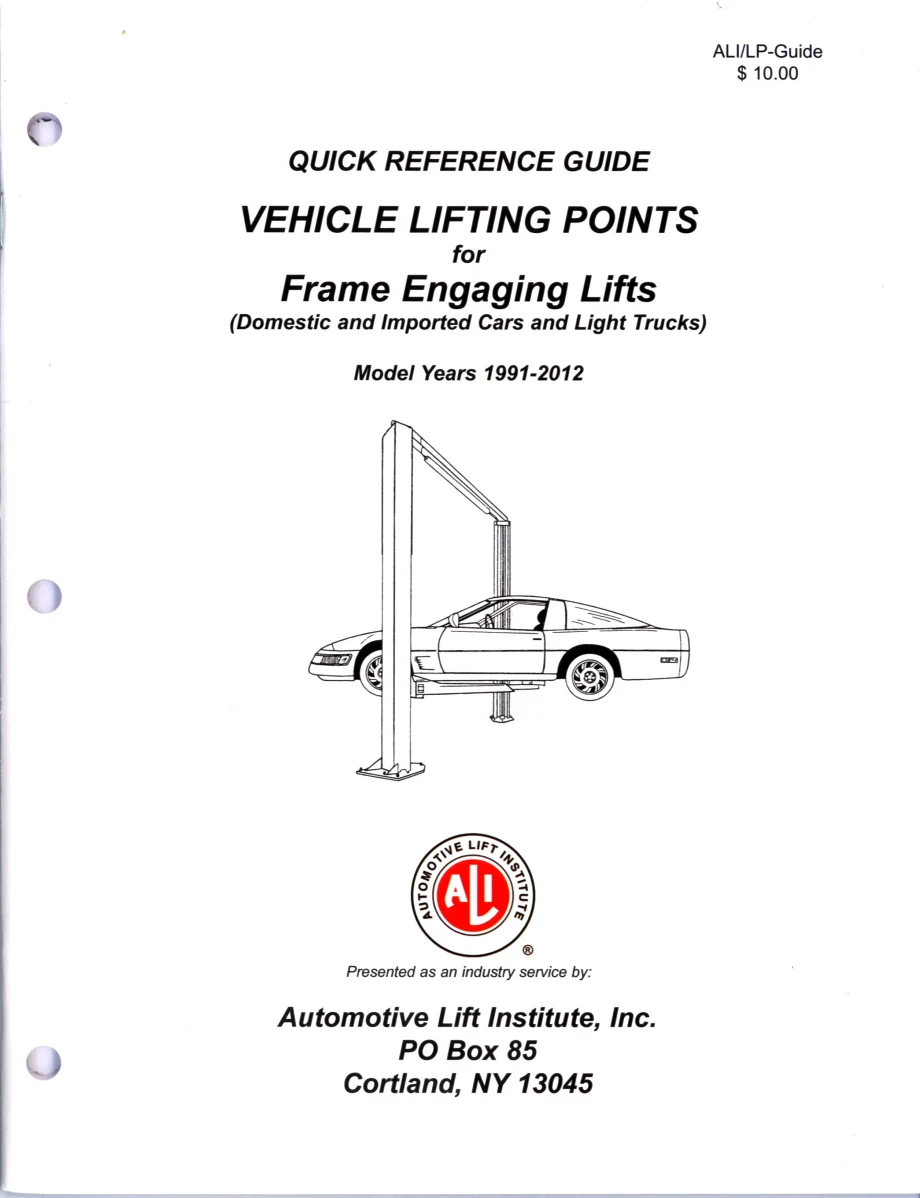 2012 Lift Point Guide