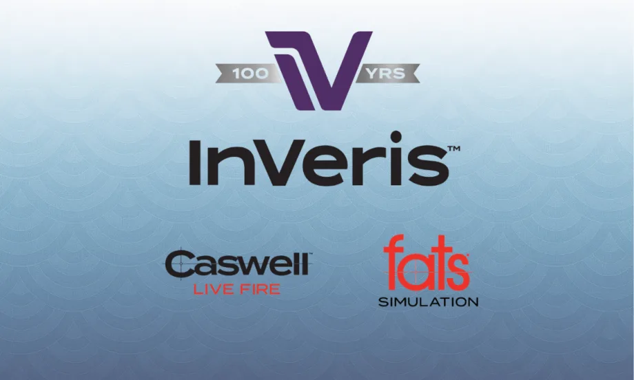 Blue graient background with logos for InVeris, Caldwell, and FATS.