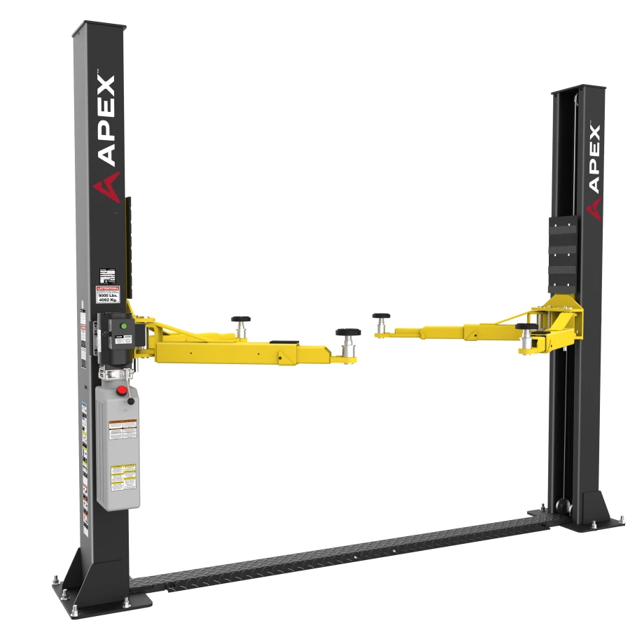 A photo of the APEX bendpack lift.