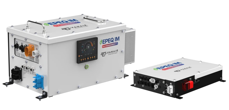 Vanair EPEQ IM HVAC idle management system modules designed to reduce engine idling and support factory HVAC integration in commercial fleet vehicles.