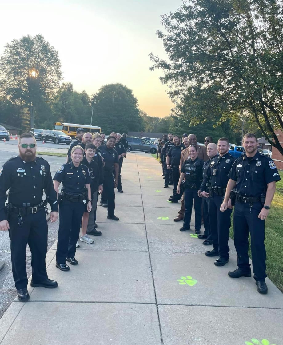KY Officers Greet Son of Fallen Officer on First Day of Kindergarten