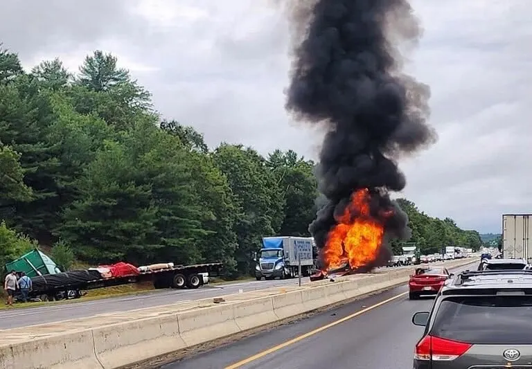 Off-Duty MA Trooper Rescues Women from Burning SUV