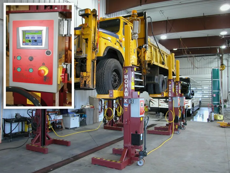Mobile Column Touch Screen