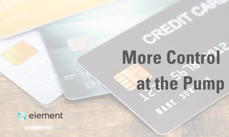 credit cards with text overlay More Control at the Pump