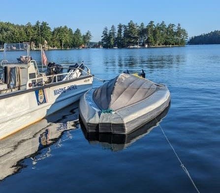 NH Marine Patrol Boat Capsizes After Collision Briefly Traps Officers