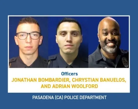 NLEOMF’s January Officers of the Month Evacuated California Fire Victims