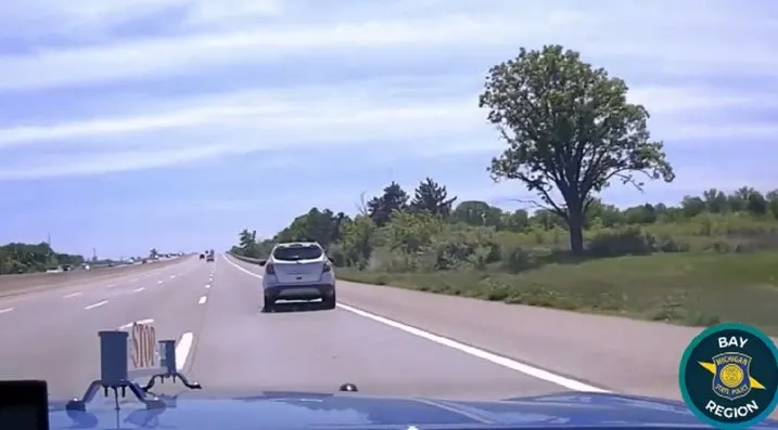 Michigan State Police Pursue 10-Year-Old Driving on I-75