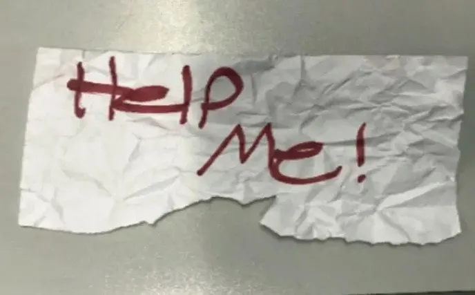 Abducted TX Girl Rescued After Alerting California Officers with “Help Me” Sign