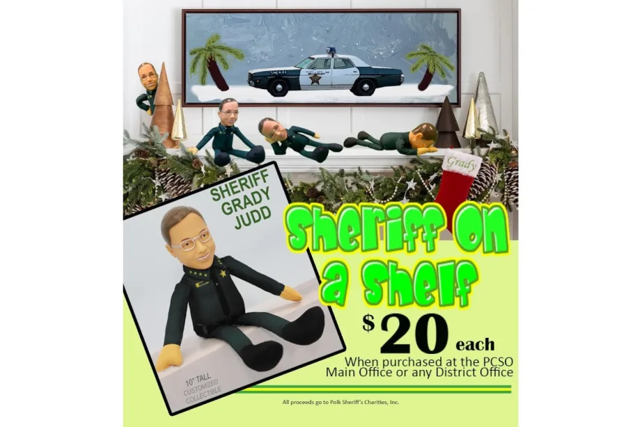 Florida Agency Sells Sheriff on a Shelf Christmas Doll for Charity