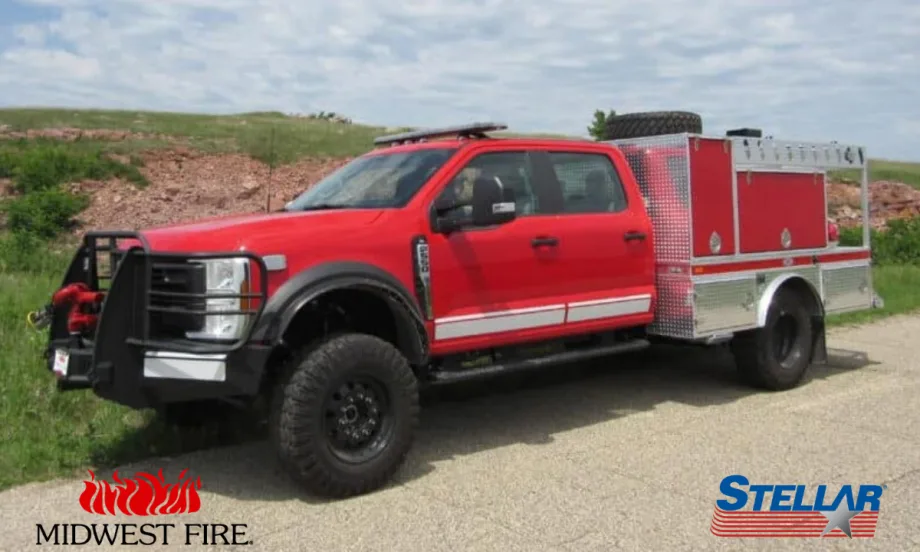 a midwest fire brush truck