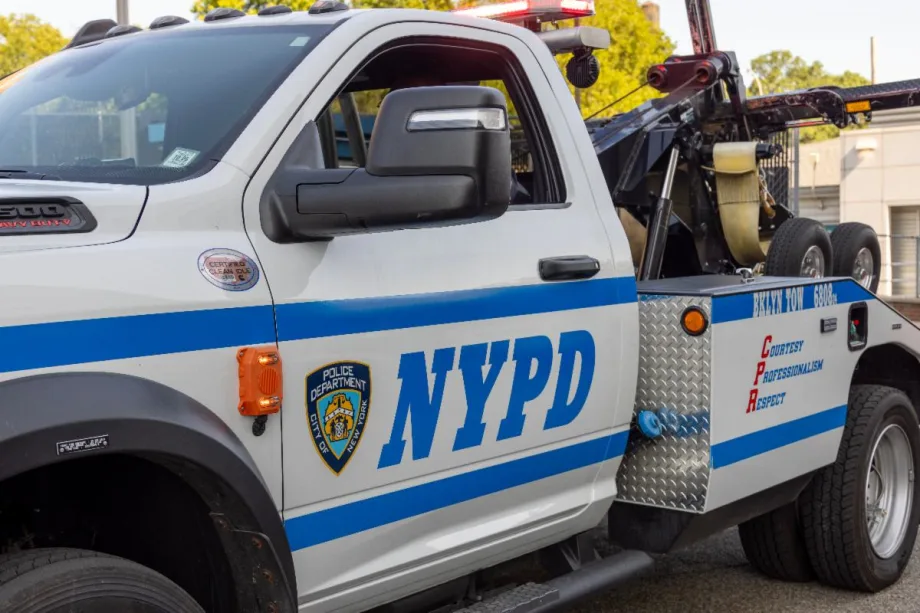 NYPD city vehicle