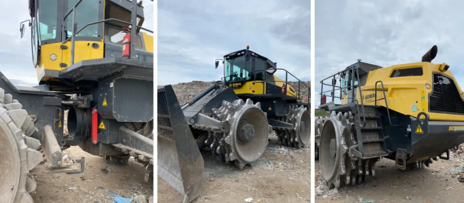 BOMAG Compactor Provides Refuse Compaction for Tough Sites
