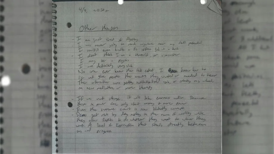 Louisville Authorities Release Manifesto of Mass Killer Who Critically Wounded Rookie Officer
