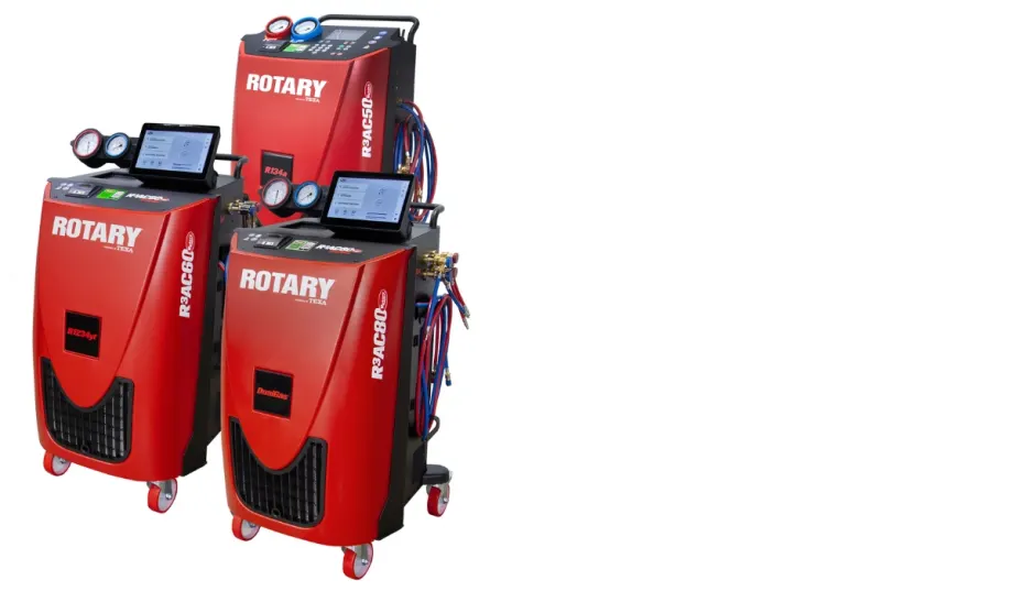 Rotary Announces Arrival of Fully Automatic Air Conditioning Recharging Machines