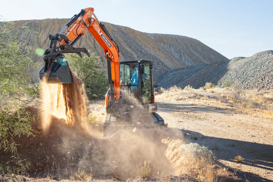 DEVELON DX42-7 Mini Excavator has Improved Safety Features