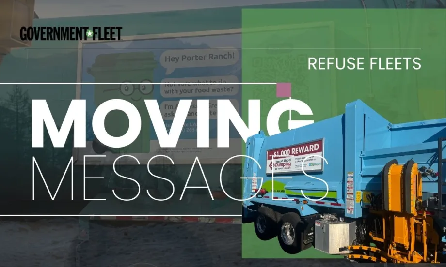 A GF graphic with refuse trucks.