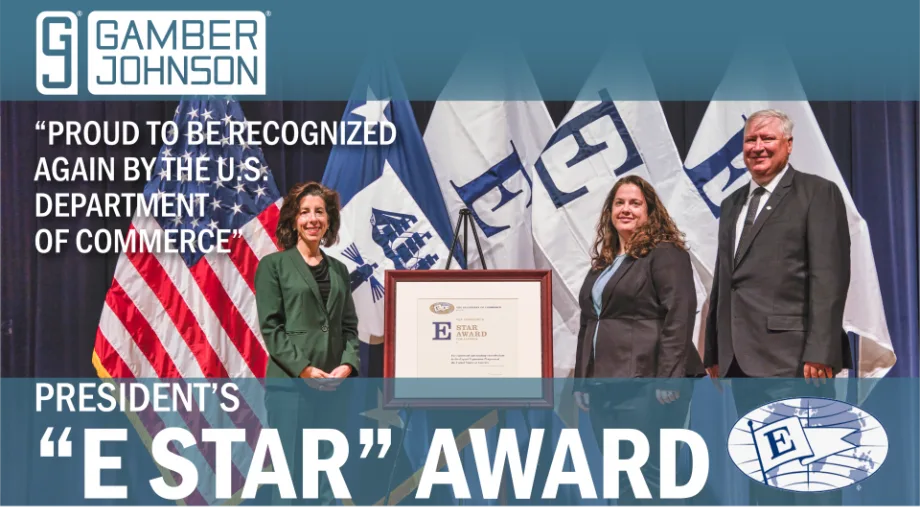 Gamber-Johnson Recognized for Growing Export Contributions