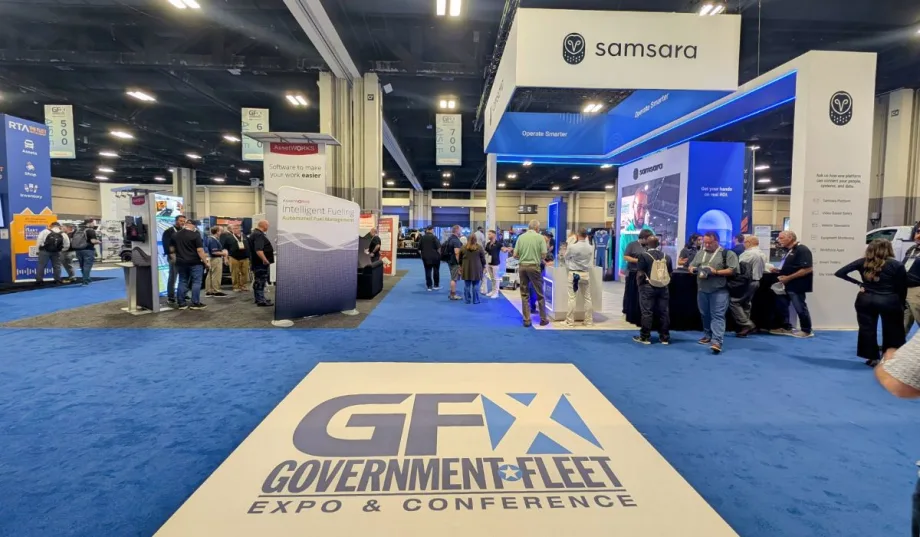 Tje GFX show floor entrance.