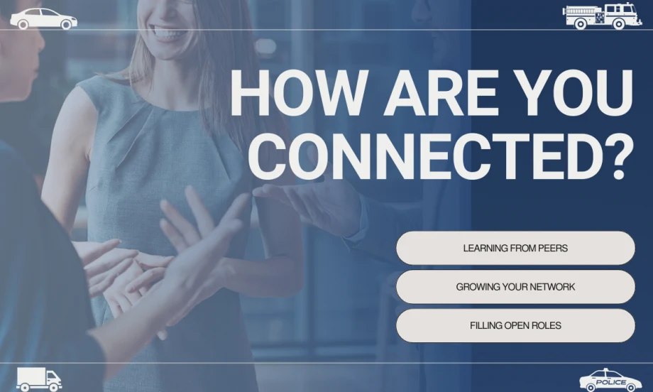 Networking with text.