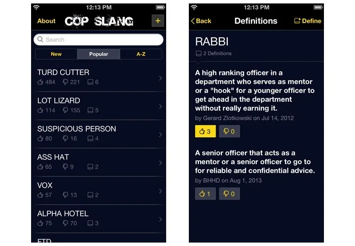 The Street Cop Dictionary Gets a Mobile App