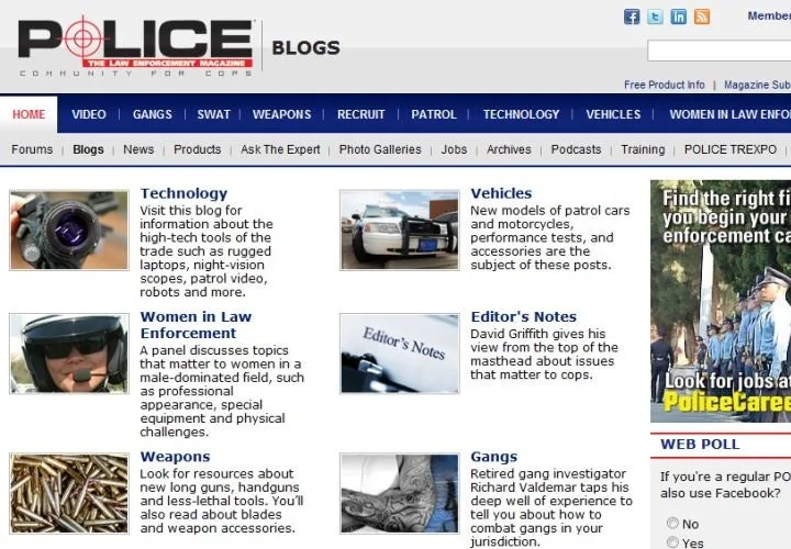 PoliceMag Launches Top Blogs E-newsletter