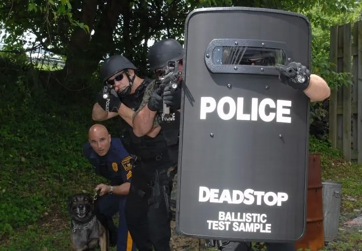 Deploying a Ballistic Shield