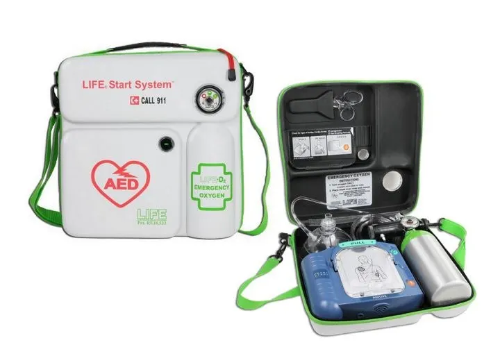 AED and Oxygen Unit